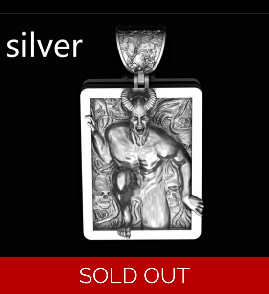 Goth 3-D Devil Pendant